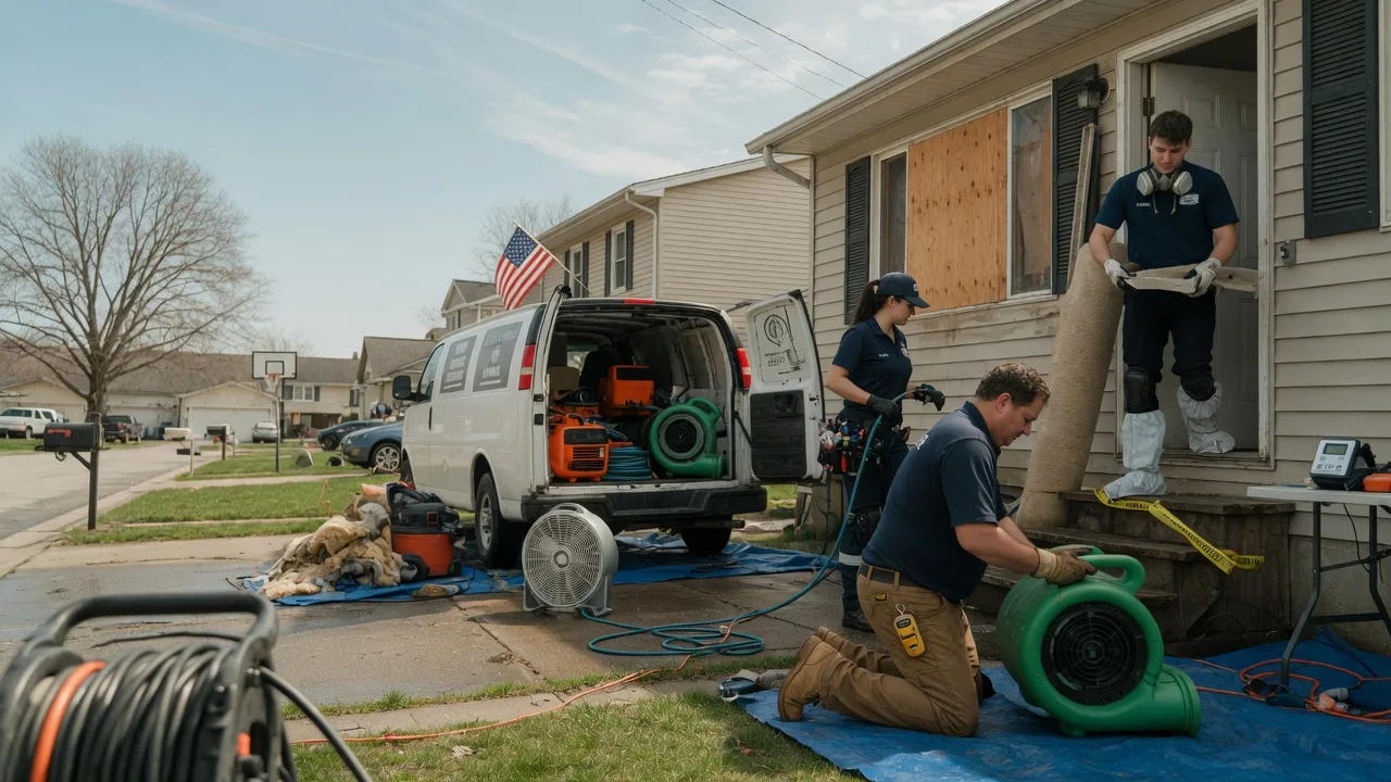 Water Damage Restoration in Cambridge, IL near me